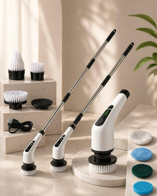 Scrub Mate™ Electric Spin Scrubber – White